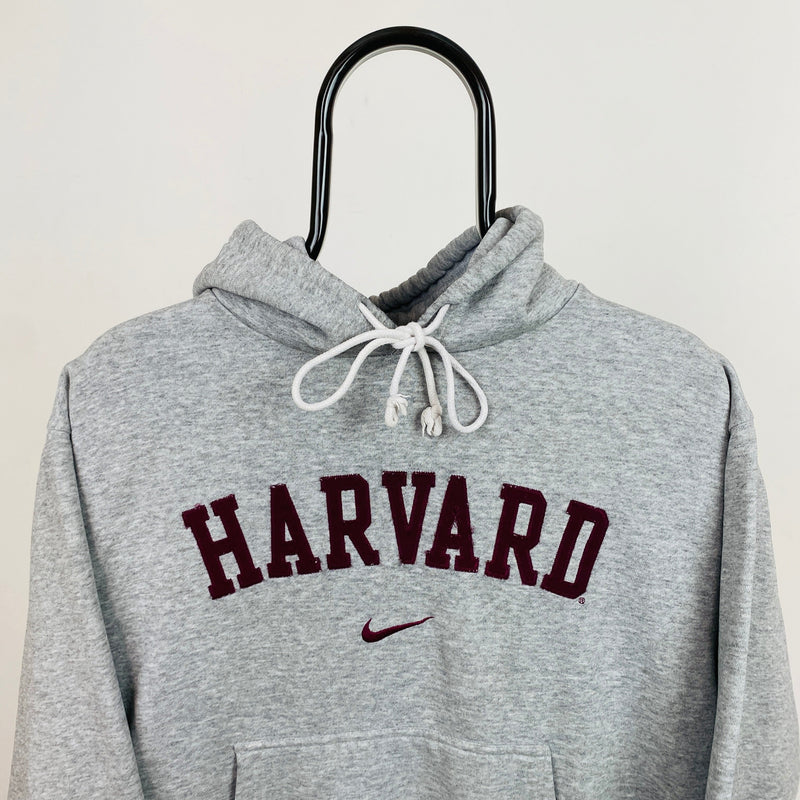 Vintage Nike Harvard Hoodie Grey Small