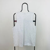 Vintage Nike Vest T-Shirt Grey Medium