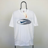 Vintage Nike Swoosh T-Shirt White Small