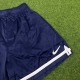 Vintage Nike Nylon Shorts Blue Small