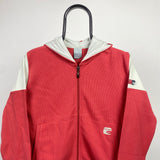 Vintage Nike Zip Hoodie Red XS