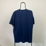 Vintage Nike Court T-Shirt Blue XXL