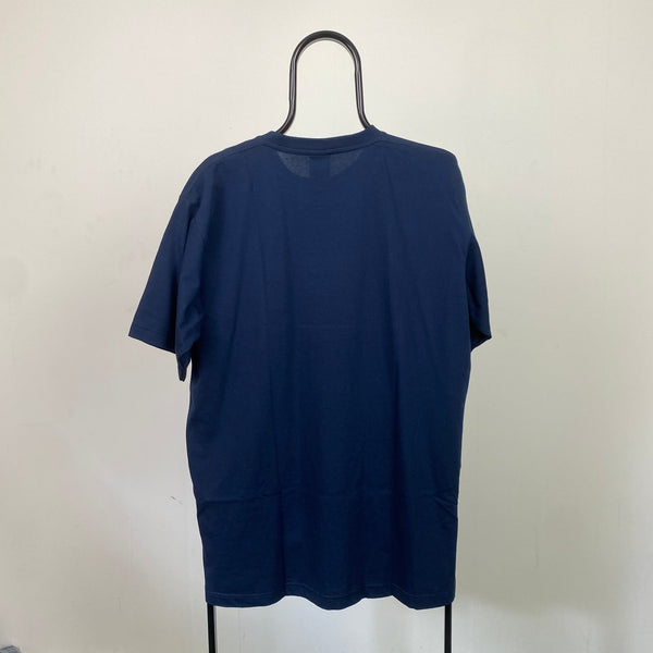 Vintage Nike Court T-Shirt Blue XXL