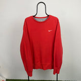 Vintage Nike Sweatshirt Red XL