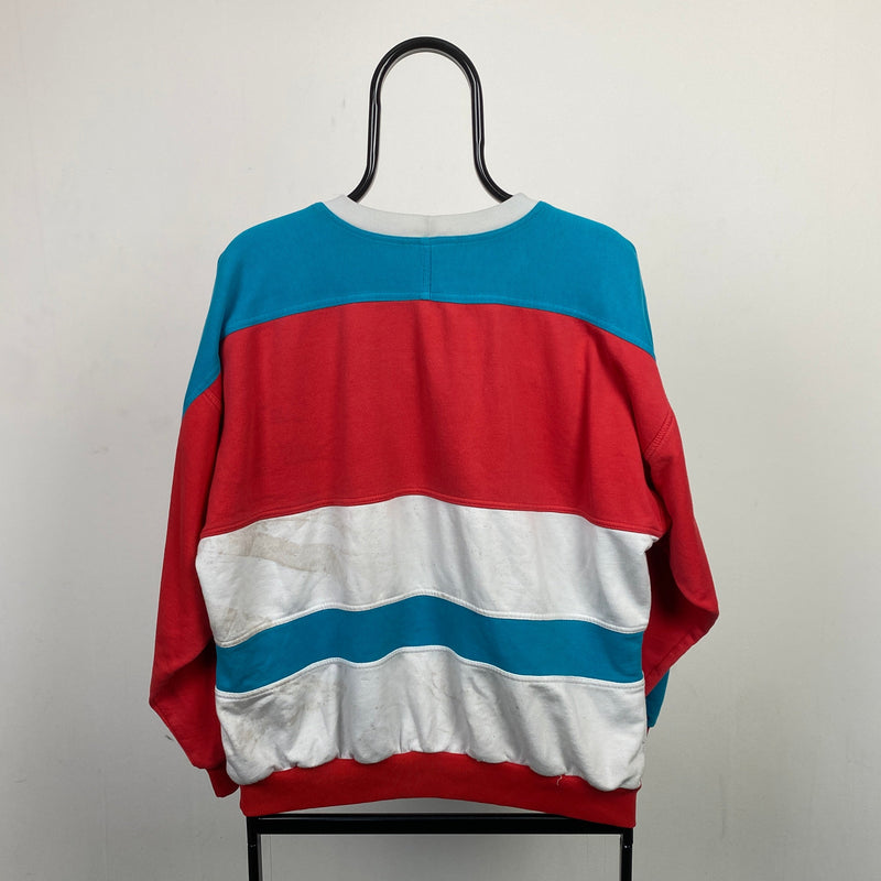 Vintage Adidas Sweatshirt Red Large