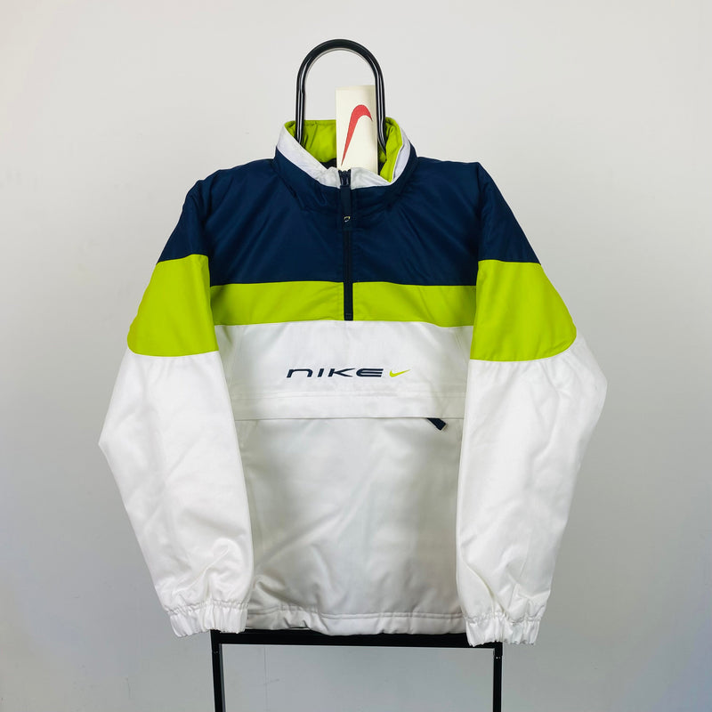 Vintage Nike Waterproof Coat Jacket White XS