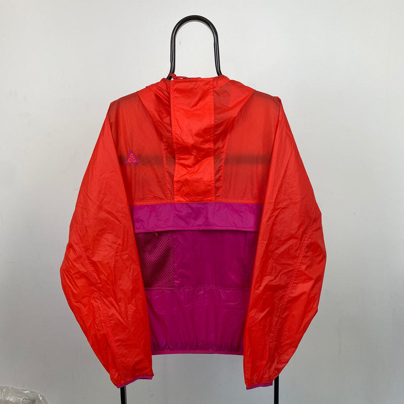 Vintage Nike ACG Windbreaker Jacket Red Small