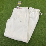 Vintage Nike Parachute Joggers White Large