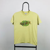 Vintage Nike T-Shirt Yellow Medium