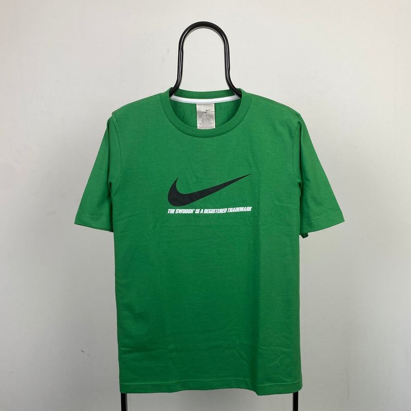 Vintage Nike T-Shirt Green Medium