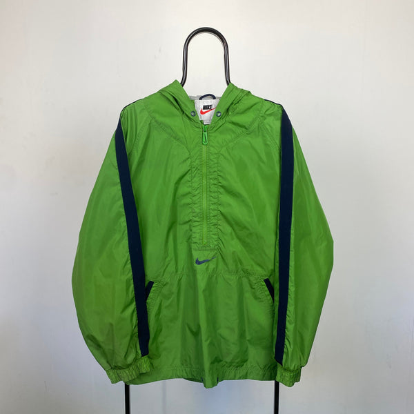 Vintage Nike Waterproof Cagoule Windbreaker Jacket Green Large