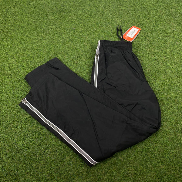 Vintage Nike Piping Joggers Black XS/XXS