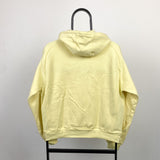 Vintage Nike Zip Hoodie Yellow Large