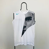 Vintage Nike Rafael Nadal Vest T-Shirt White Medium