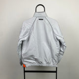 Vintage Nike 1/4 Zip Windbreaker Jacket Grey XS