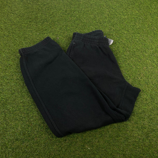 Vintage Nike Cotton Joggers Black XS