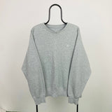 Vintage Nike Sweatshirt Grey XXL