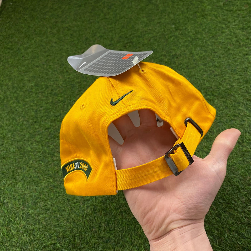 Vintage Nike Team Hat Yellow