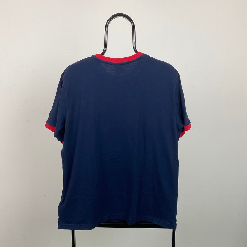 Vintage Nike PSG T-Shirt Blue Large