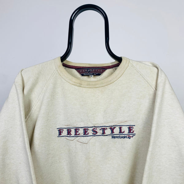 Vintage Reebok Sweatshirt Brown XS