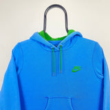 Vintage Nike Hoodie Baby Blue XS