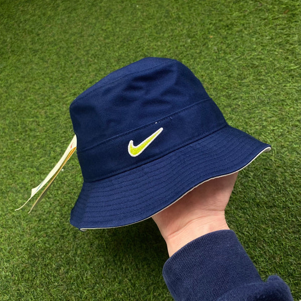 Vintage Nike Bucket Hat Blue