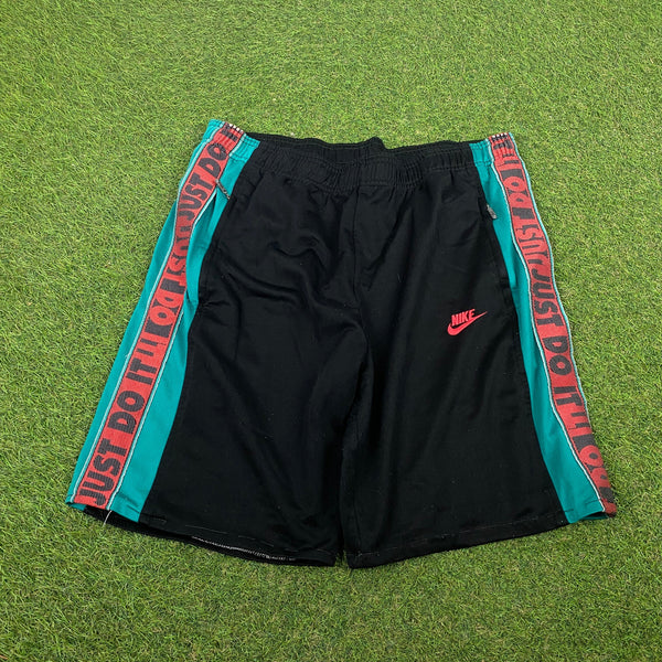 Vintage Nike Zip Pocket Shorts Black XL