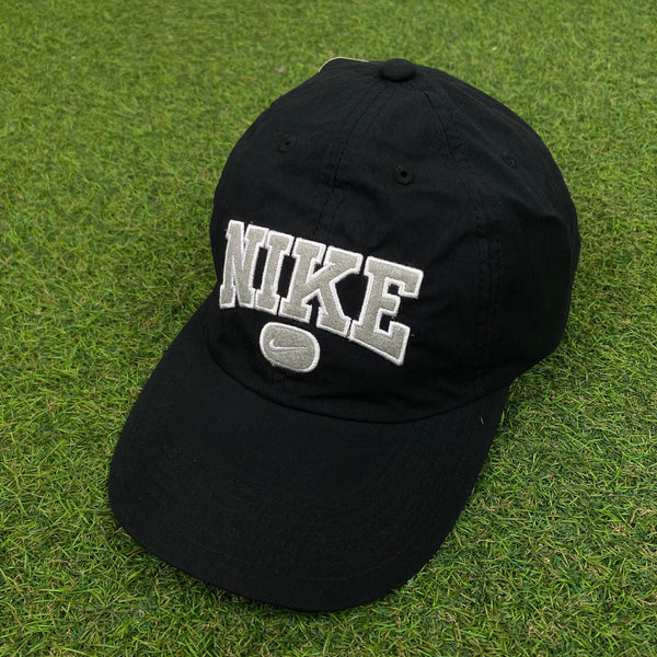 Vintage Nike Spell Out Hat Black