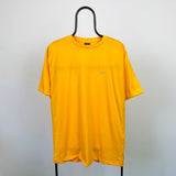 Vintage Nike Swoosh T-Shirt Orange Large