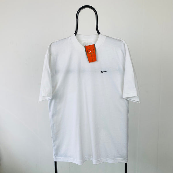 Vintage Nike Swoosh T-Shirt White Small