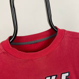 Vintage Nike Sweatshirt Red Small