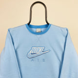 Vintage Nike Air Sweatshirt Blue XS