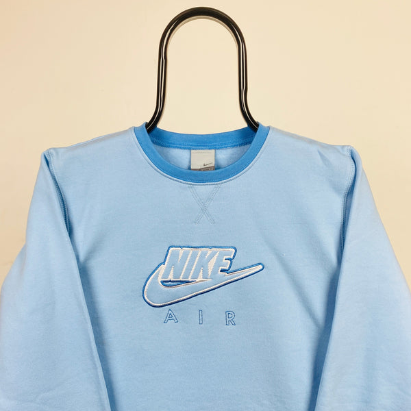 Vintage Nike Air Sweatshirt Blue XS