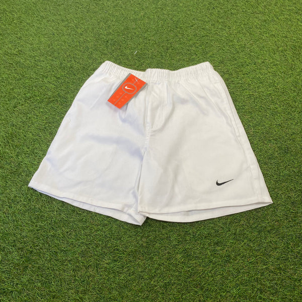 Vintage Nike Cotton Shorts White XS