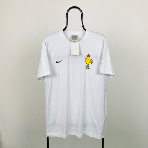 Vintage Nike France Rugby T-Shirt White Large