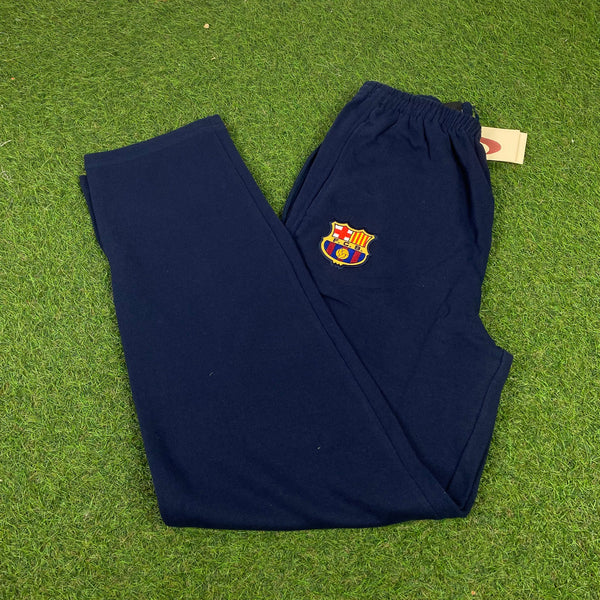 Vintage Nike Barcelona Cotton Joggers Blue XS