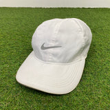 Vintage Nike Featherlight Hat White