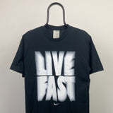 Vintage Nike T-Shirt Black Small