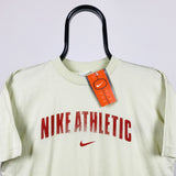 Vintage Nike Athletic T-Shirt Brown XS