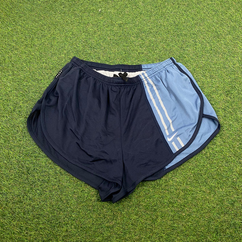 Vintage Nike Nylon Sprinter Shorts Blue Large