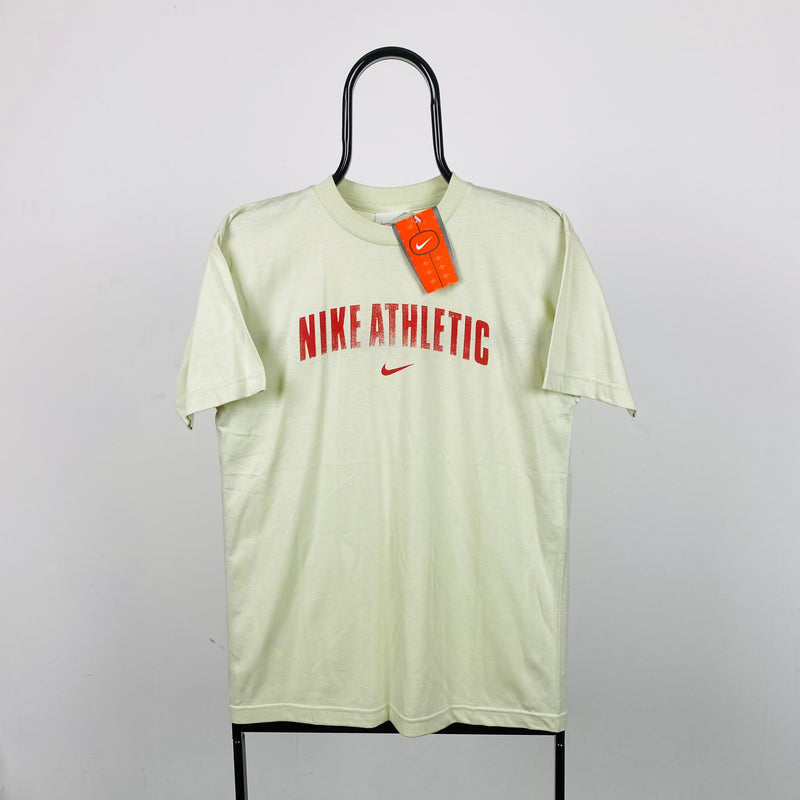 Vintage Nike Athletic T-Shirt Brown Small