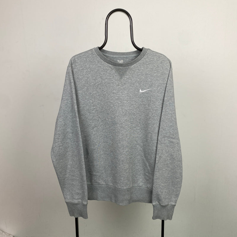 Vintage Nike Sweatshirt Grey Large