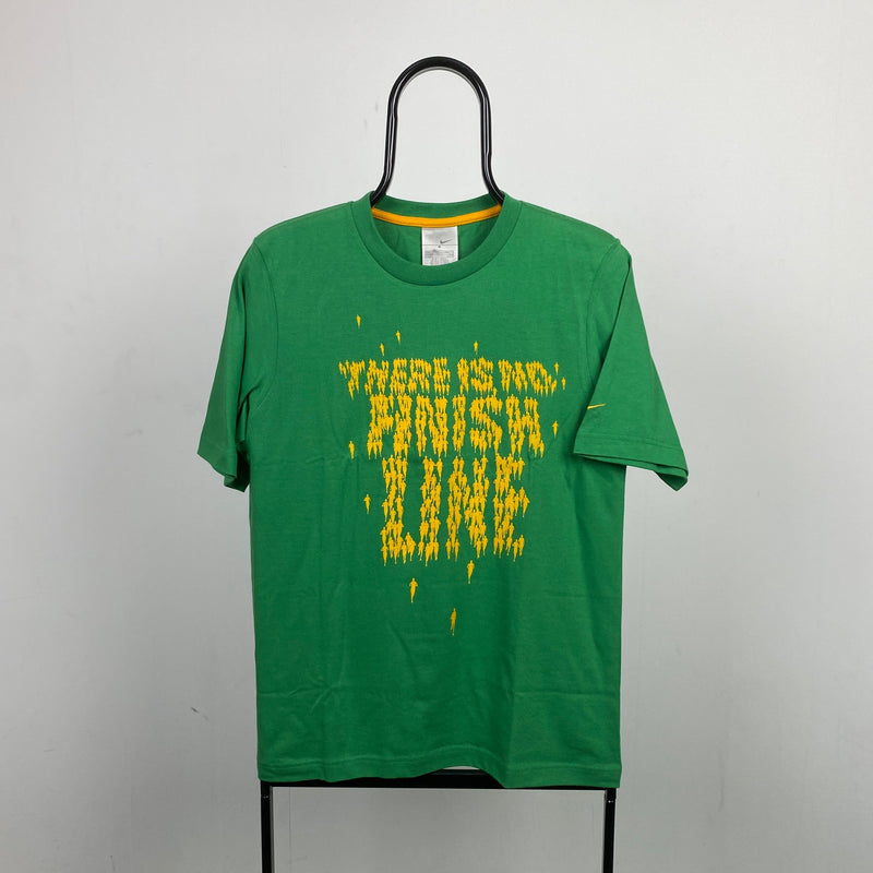 Vintage Nike T-Shirt Green Small