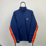 Vintage Nike Zip Sweatshirt Blue Medium