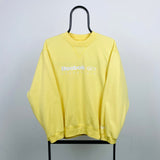 Retro Reebok Sweatshirt Pale Yellow Large