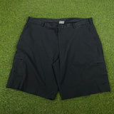 Vintage Nike Cargo Shorts Black XXL