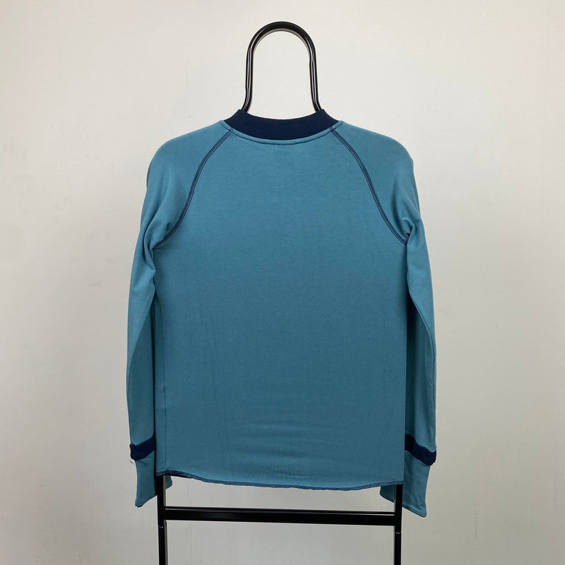 Vintage Nike Long Sleeve T-Shirt Blue Small