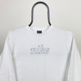 Vintage Nike Sweatshirt White XXS