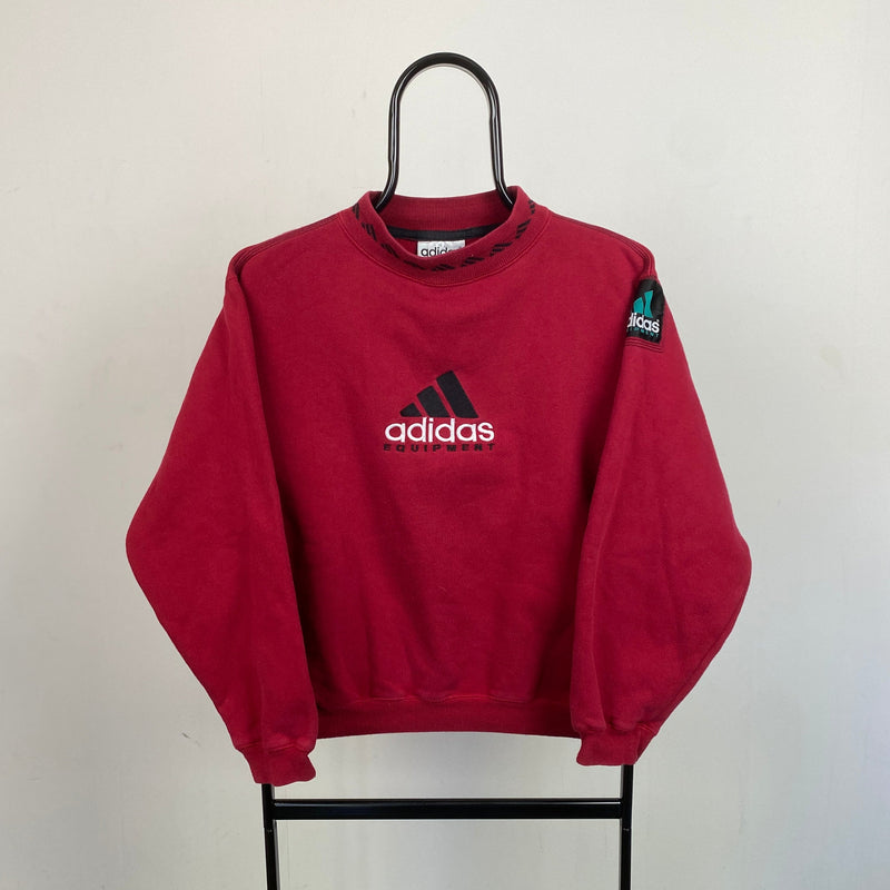 Vintage Adidas Equipment Sweatshirt Red XS