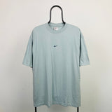 Vintage Nike Presto Centre Swoosh T-Shirt Blue Large